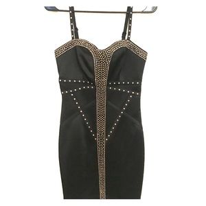 Forever 21 Black Studded Dress